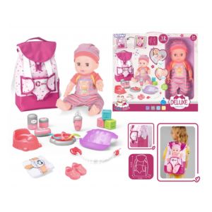 WOOPIE 50018 ROYAL Zestaw opiekunka lalka bobas z akcesoriami
