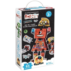 Puzzle firmy Czuczu CzuCzu 6843762 Puzzle 65 el. Roboty 3+