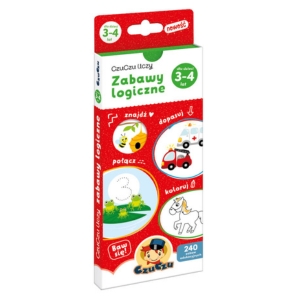 CzuCzu 7223263 Książeczka edukacyjna Zabawy Logiczne 3-4l.